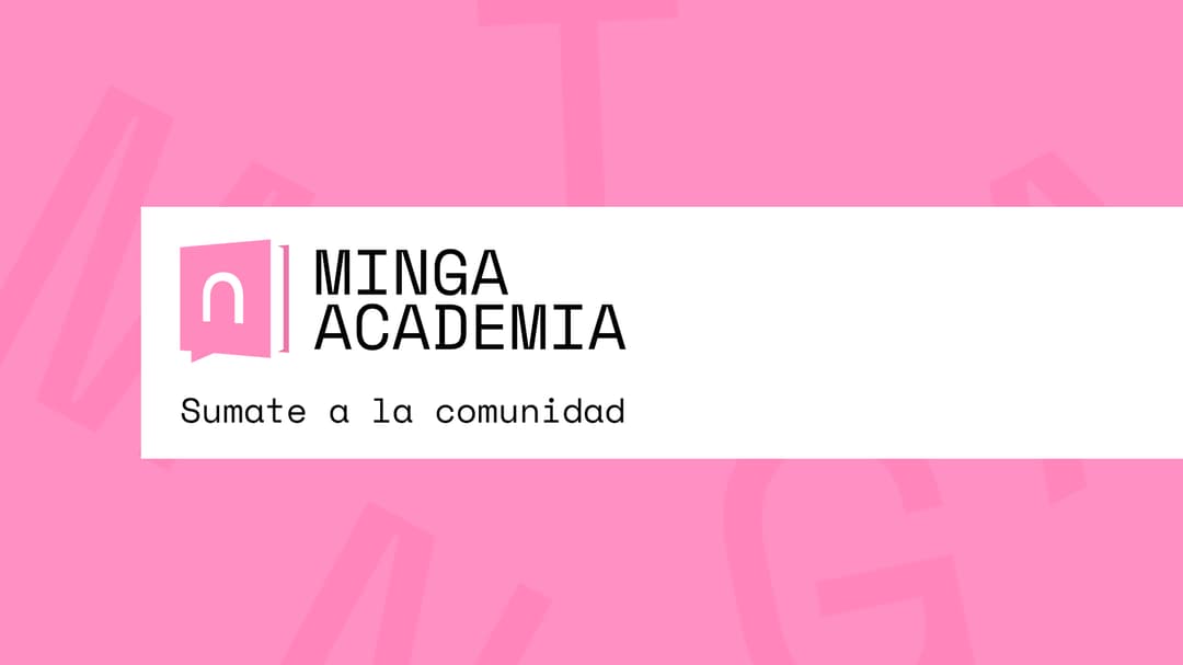 Minga Academia website homepage built with Framer
