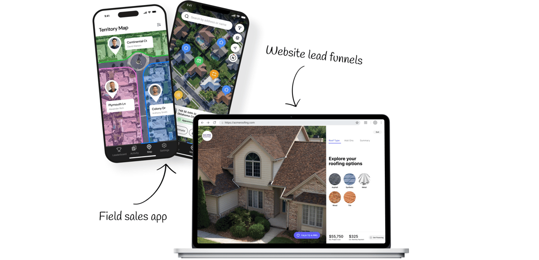lp website homepage built with Framer