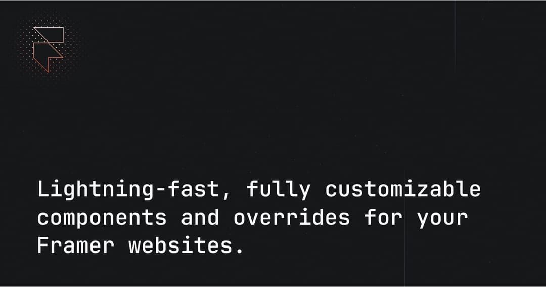 Framercrafts website homepage built with Framer