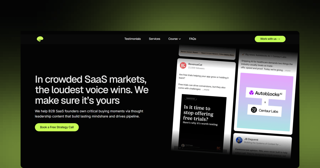 Mindshare Lab website homepage built with Framer