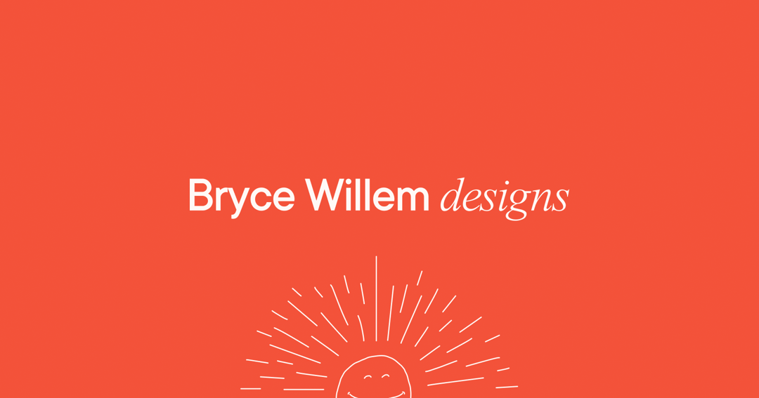 Bryce Willem Portfolio website homepage built with Framer