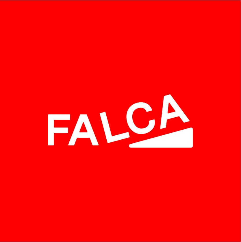 falca.com website homepage built with Framer