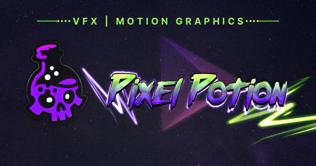 Pixel Potion website homepage built with Framer