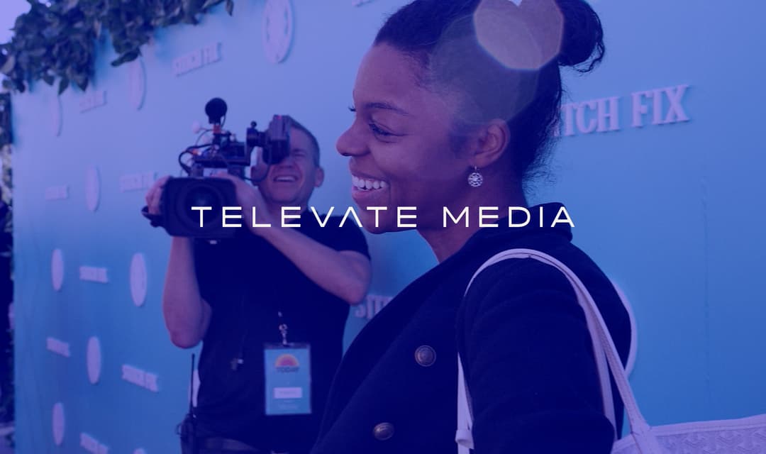 Televate Media website homepage built with Framer