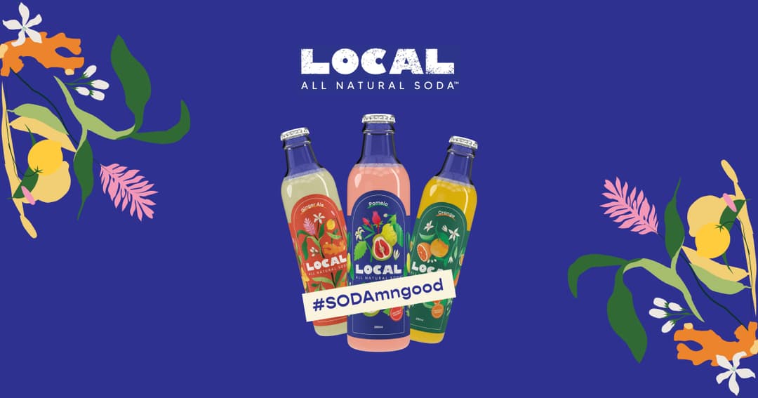 localallnaturalsoda.com website homepage built with Framer