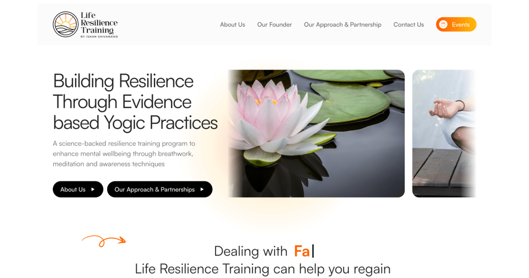Research-Driven Wellness Site website homepage built with Framer