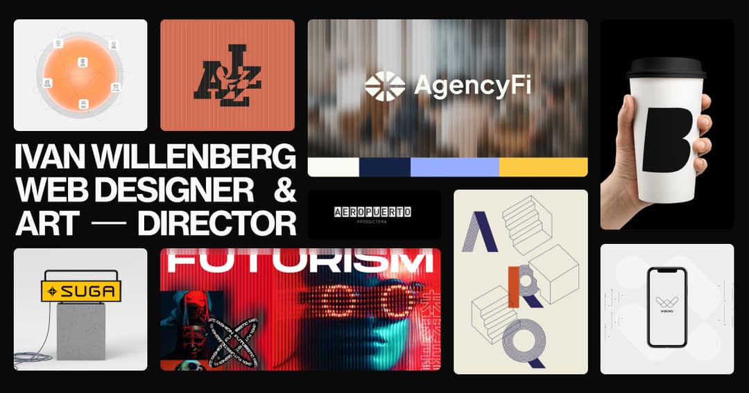iván willenberg website homepage built with Framer