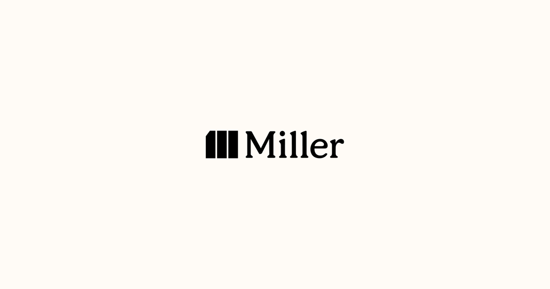 Miller AI website homepage built with Framer