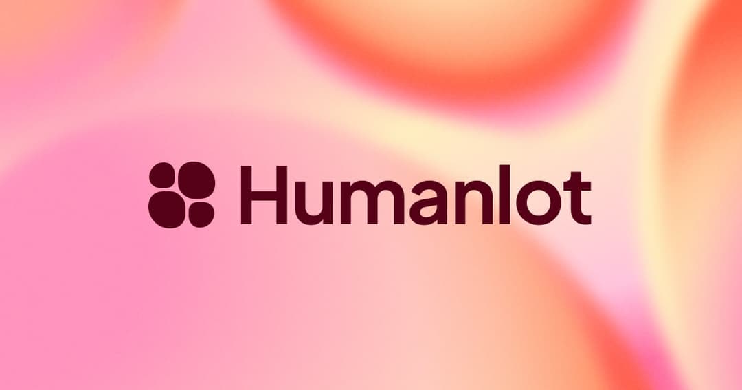 Humanlot website homepage built with Framer