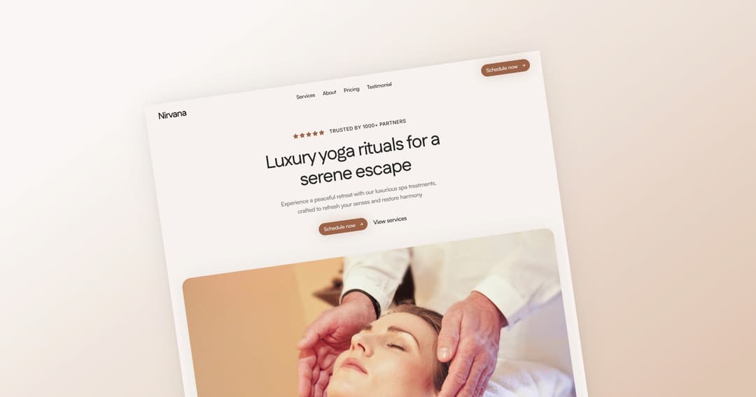 Wellnesslounge by Lis | Wellness website homepage built with Framer