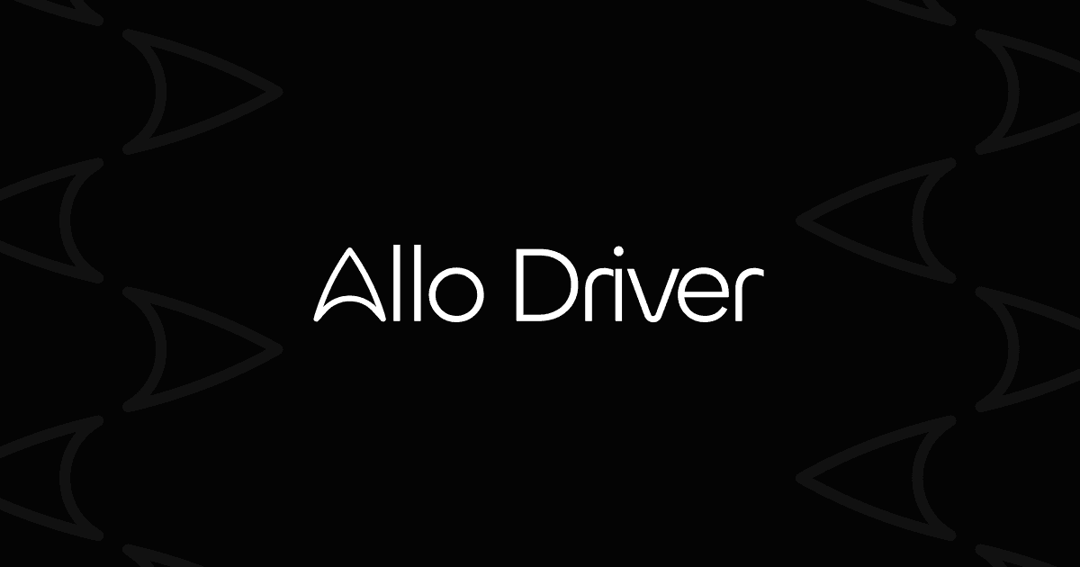 Allo Driver website homepage built with Framer