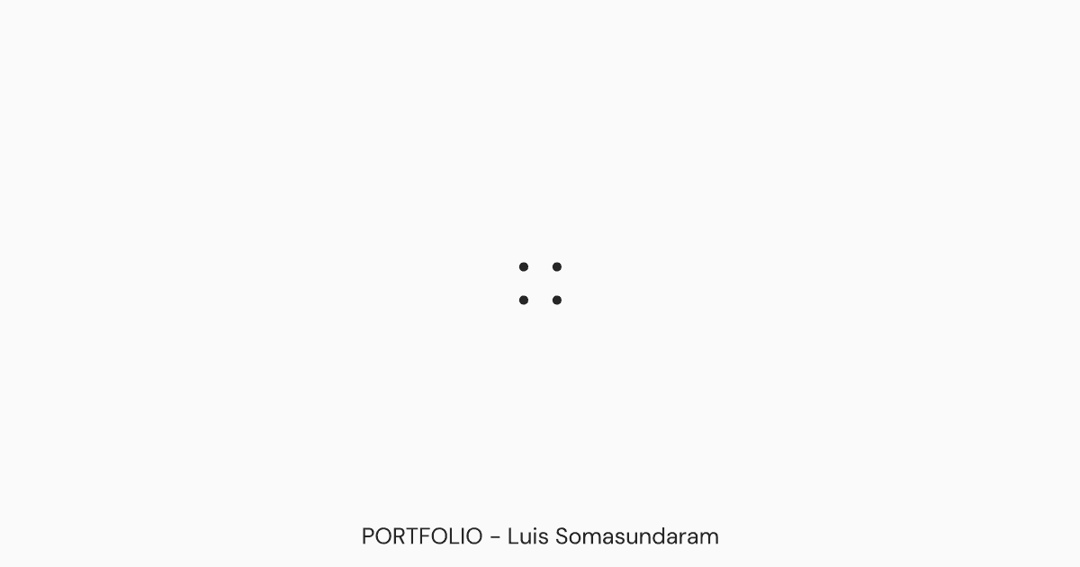 luissoma.de website homepage built with Framer