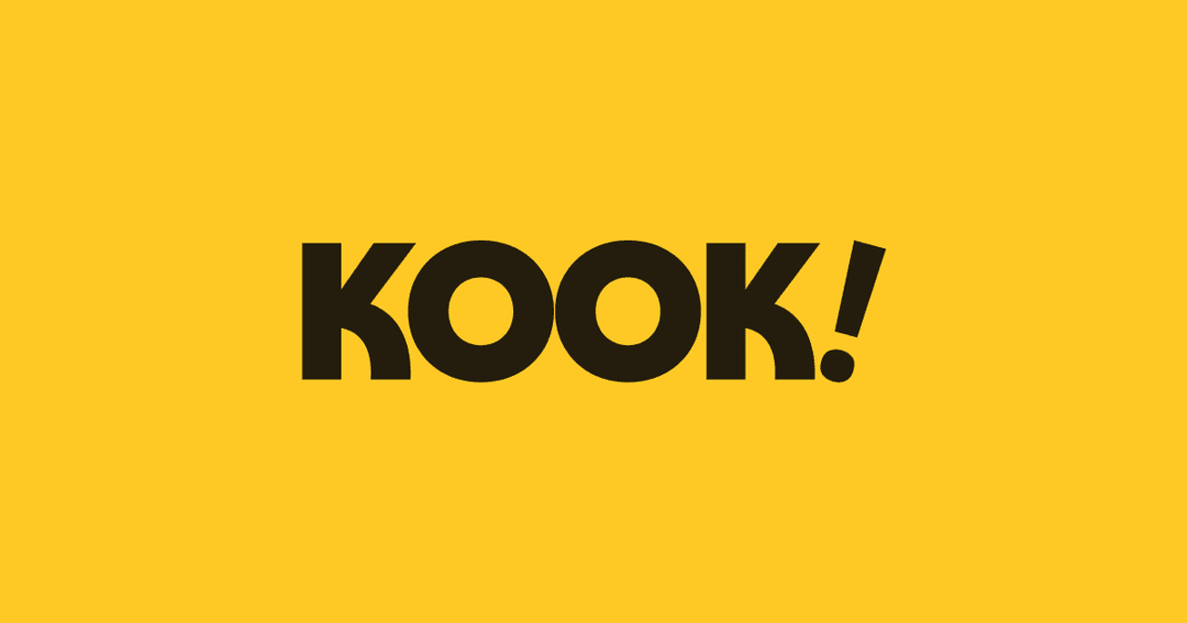 KOOK website homepage built with Framer