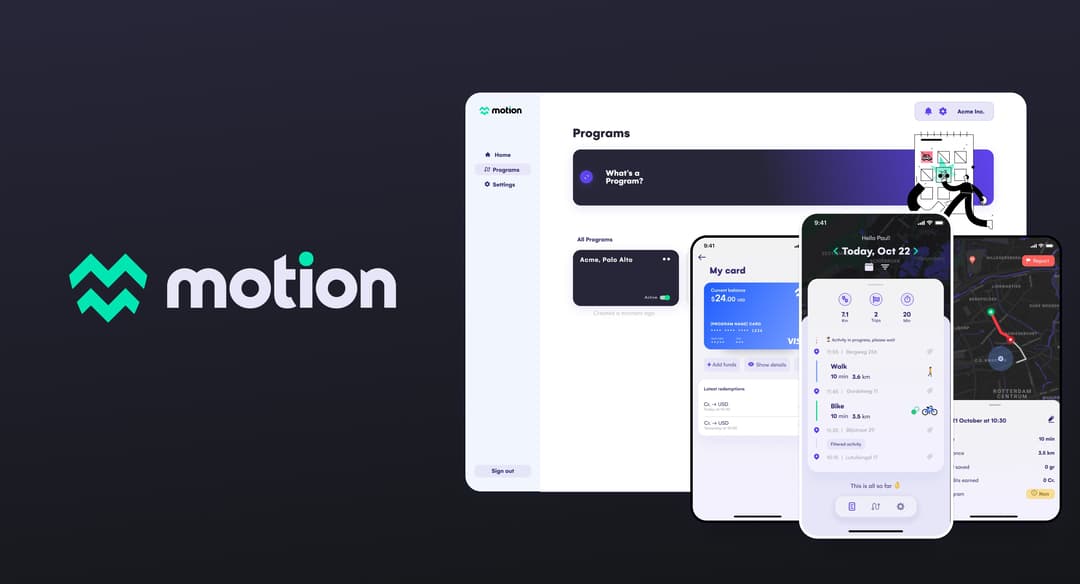 Motion Website website homepage built with Framer