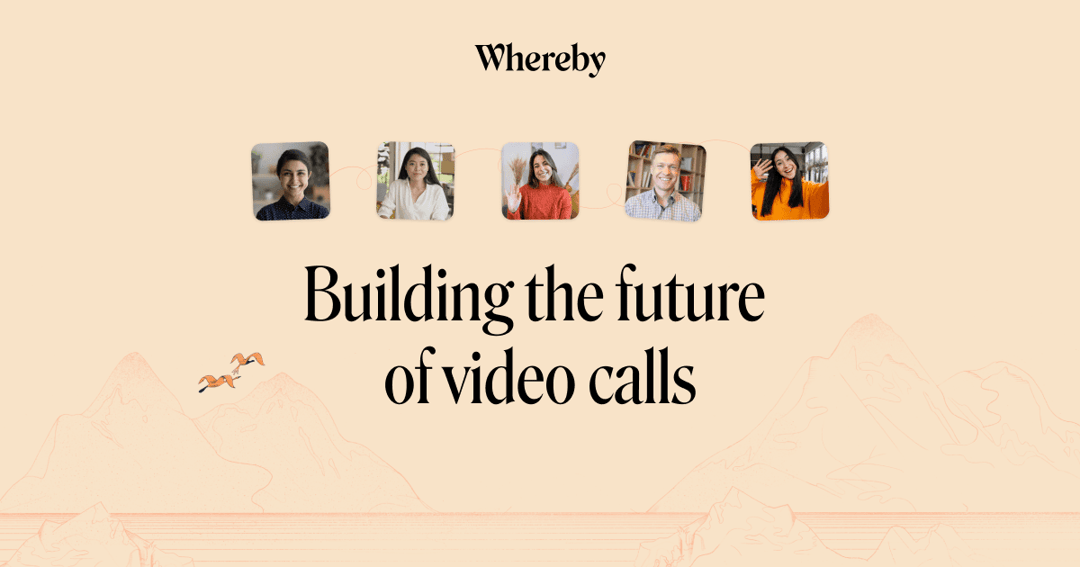 Whereby website homepage built with Framer
