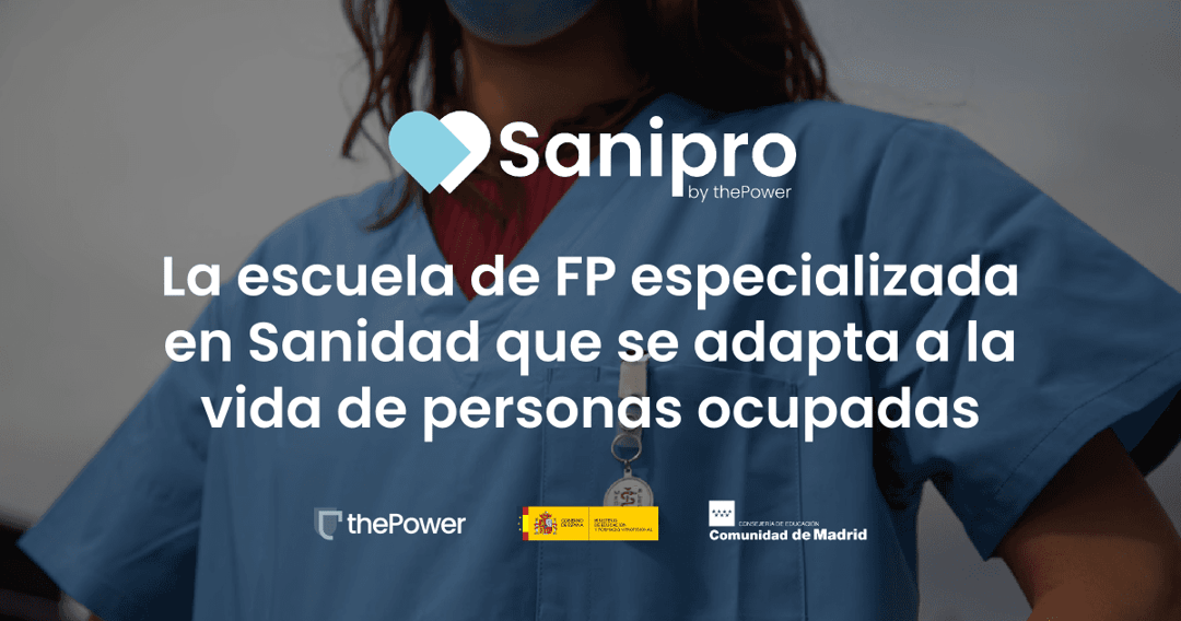 saniprofp website homepage built with Framer