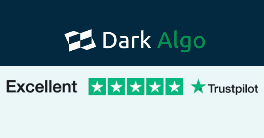 Dark Algo EA website homepage built with Framer