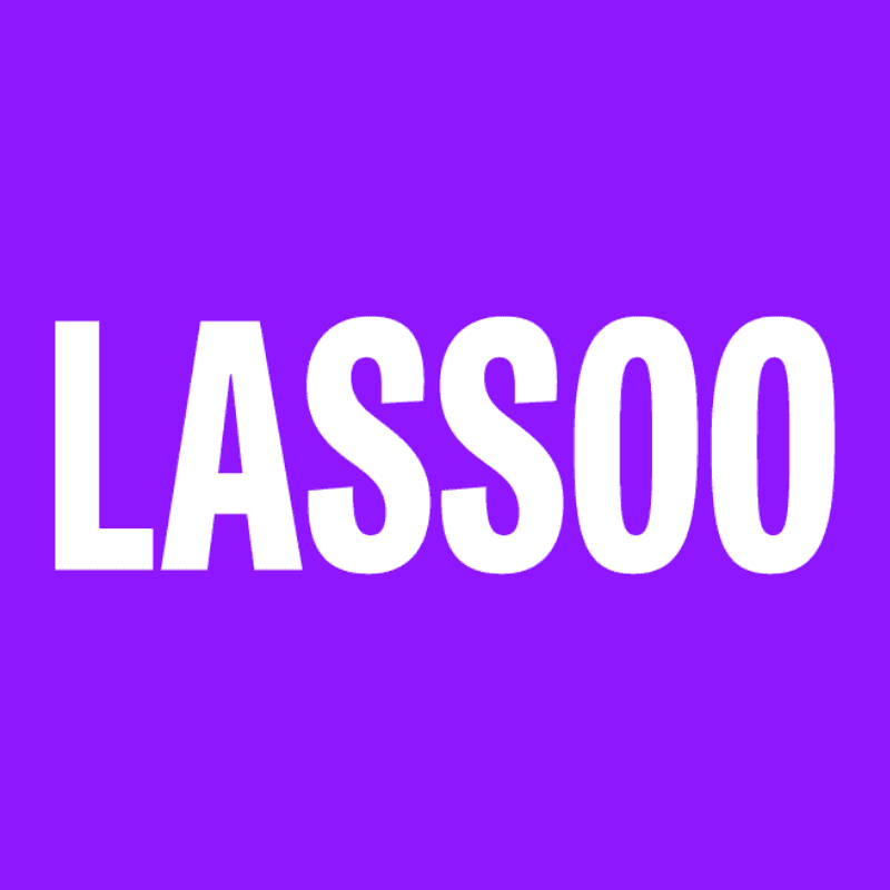 lassoo website homepage built with Framer