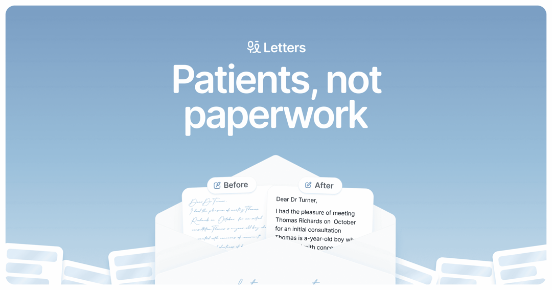 Letters website homepage built with Framer