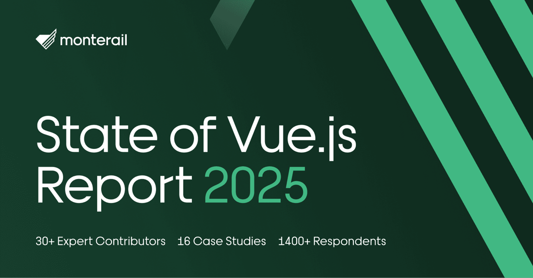 State of Vue Report 2025 website homepage built with Framer