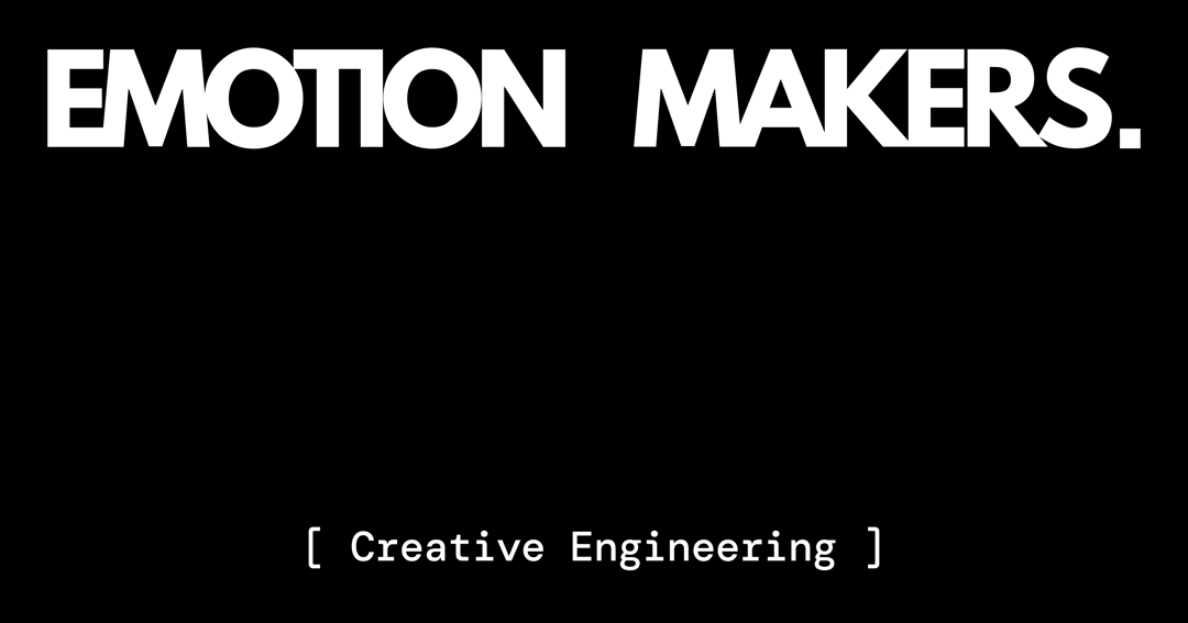 Emotion Makers website homepage built with Framer