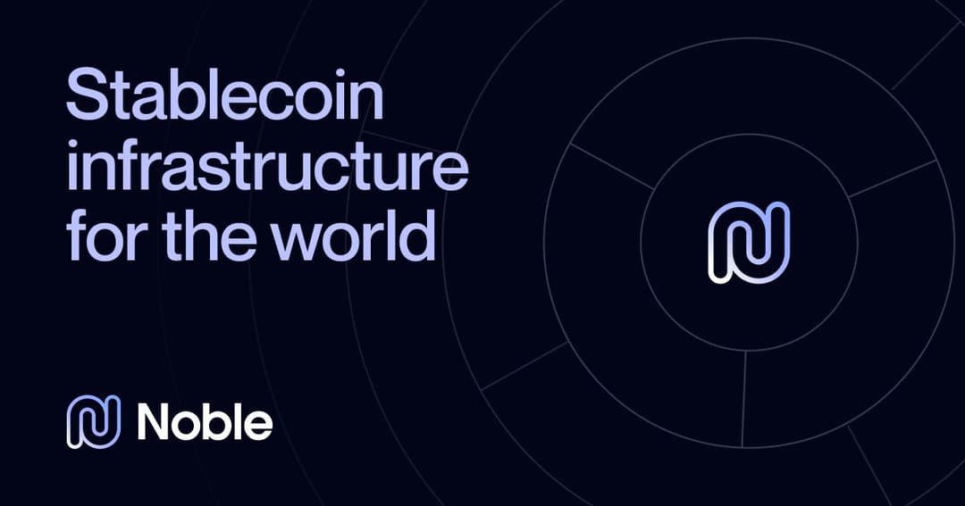 Noble website homepage built with Framer