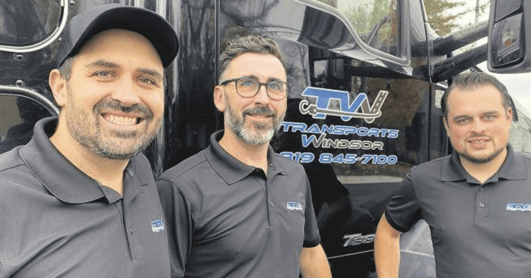 Transports Windsor website homepage built with Framer