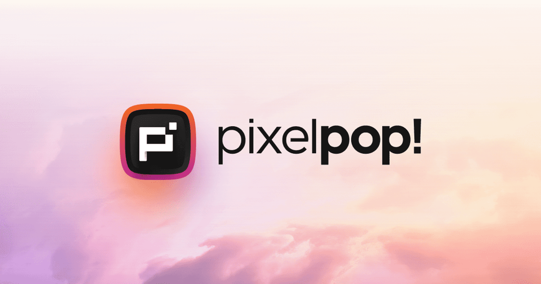 Pixel Pop! website homepage built with Framer