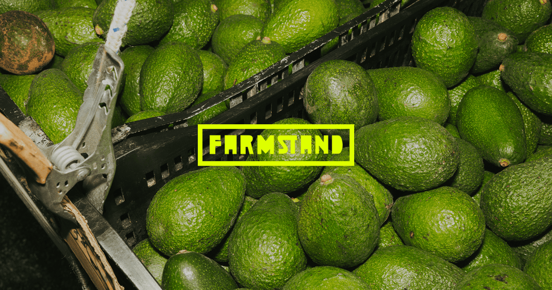 Farmstand website homepage built with Framer