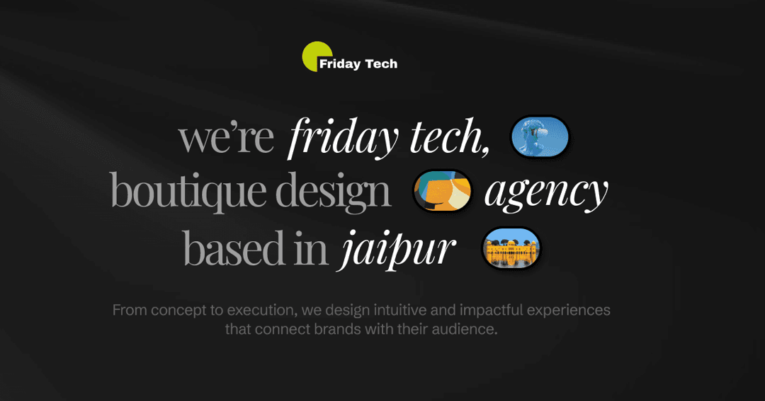 Friday Tech Labs website homepage built with Framer