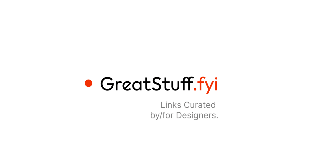 Great Stuff website homepage built with Framer