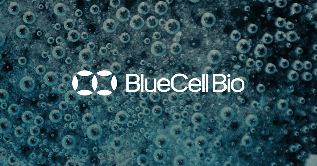 BlueCell Bio website homepage built with Framer