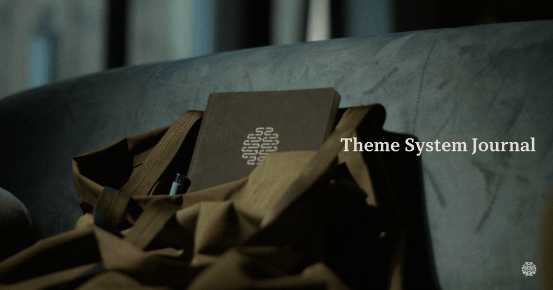 Theme System by Cortex website homepage built with Framer