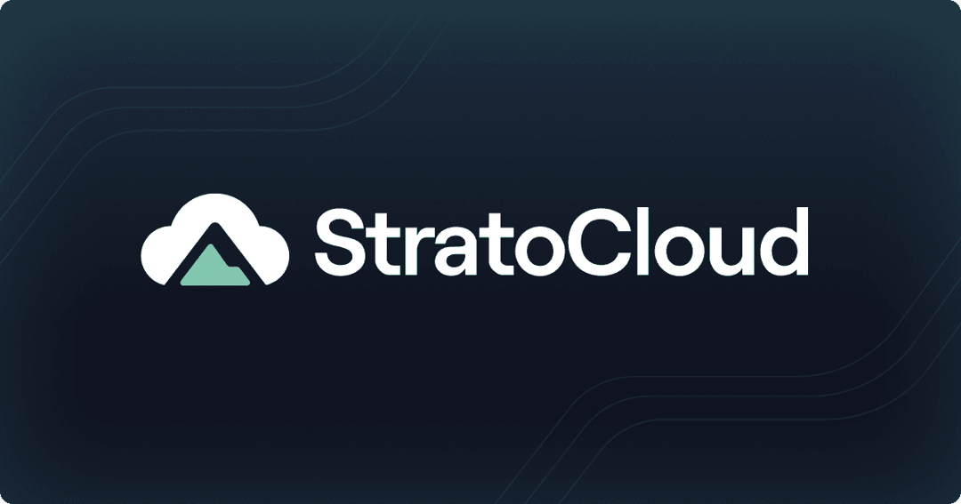 Strato Cloud AI website homepage built with Framer