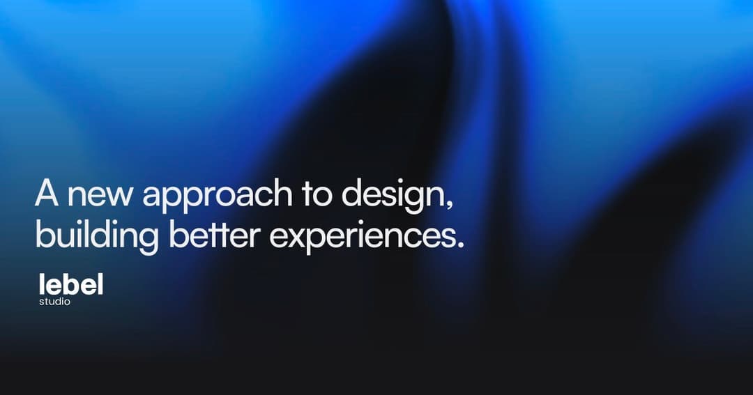 Lebel Studio website homepage built with Framer