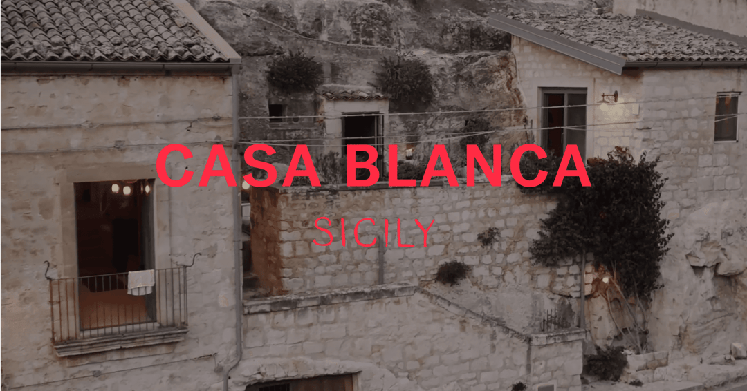 CASA BLANCA website homepage built with Framer