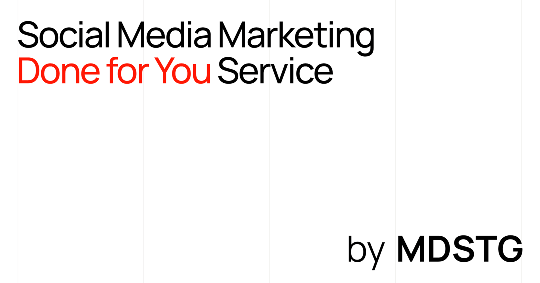 MDSTG - Video Editing Agency website homepage built with Framer