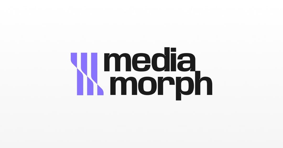 Mediamorph website homepage built with Framer