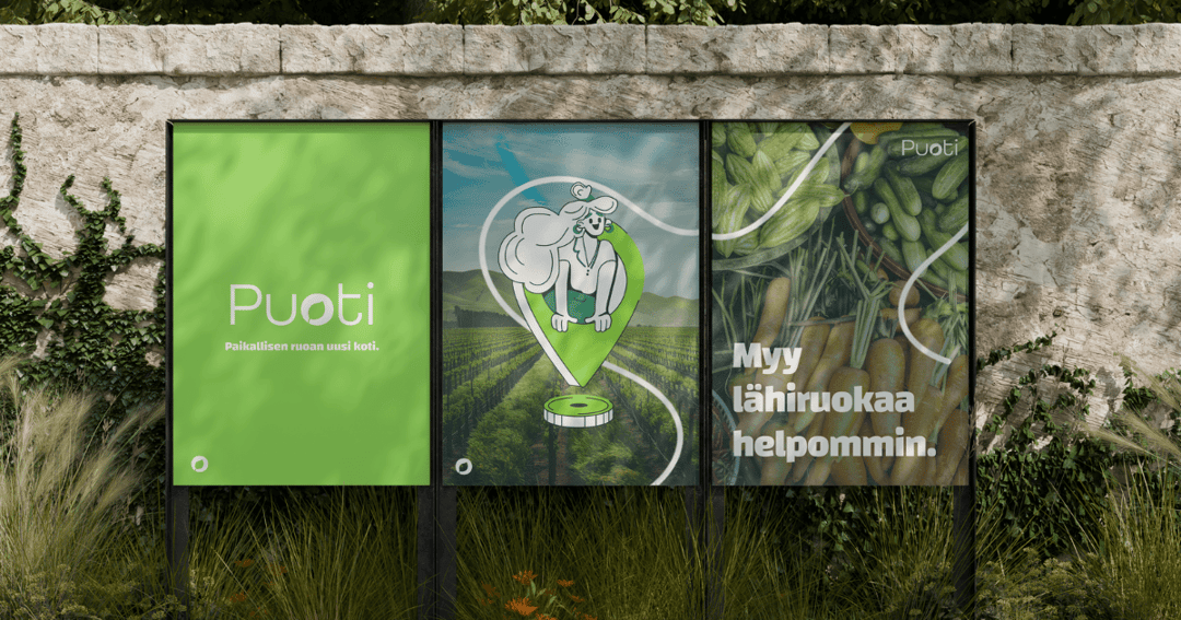 Puoti website homepage built with Framer