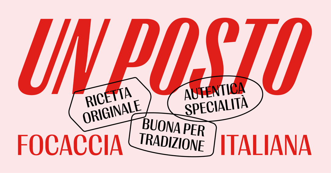 Un Posto website homepage built with Framer
