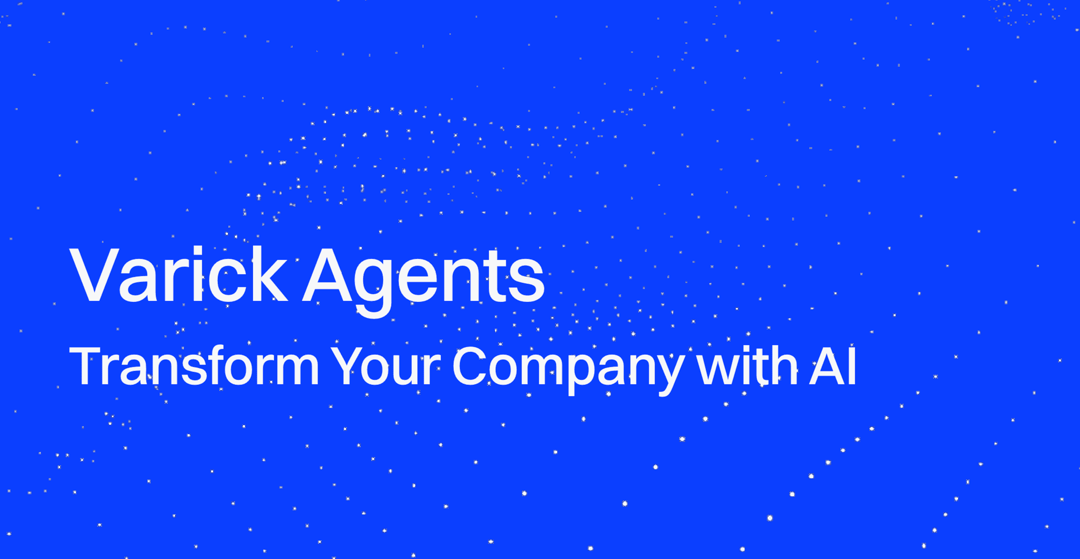 Varick Agents | Enterprise AI website homepage built with Framer