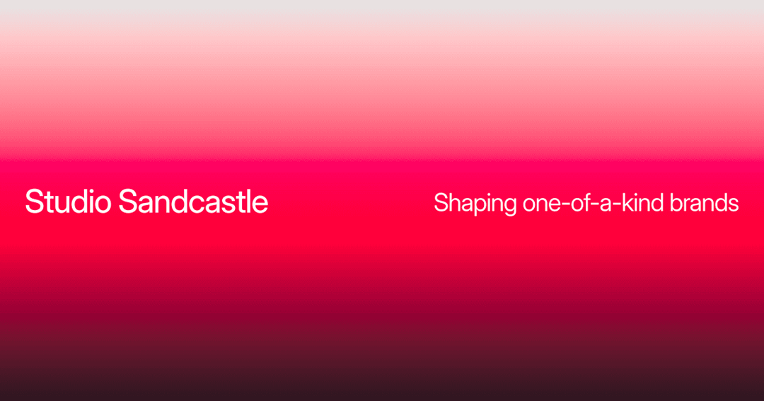 Studio Sandcastle website homepage built with Framer