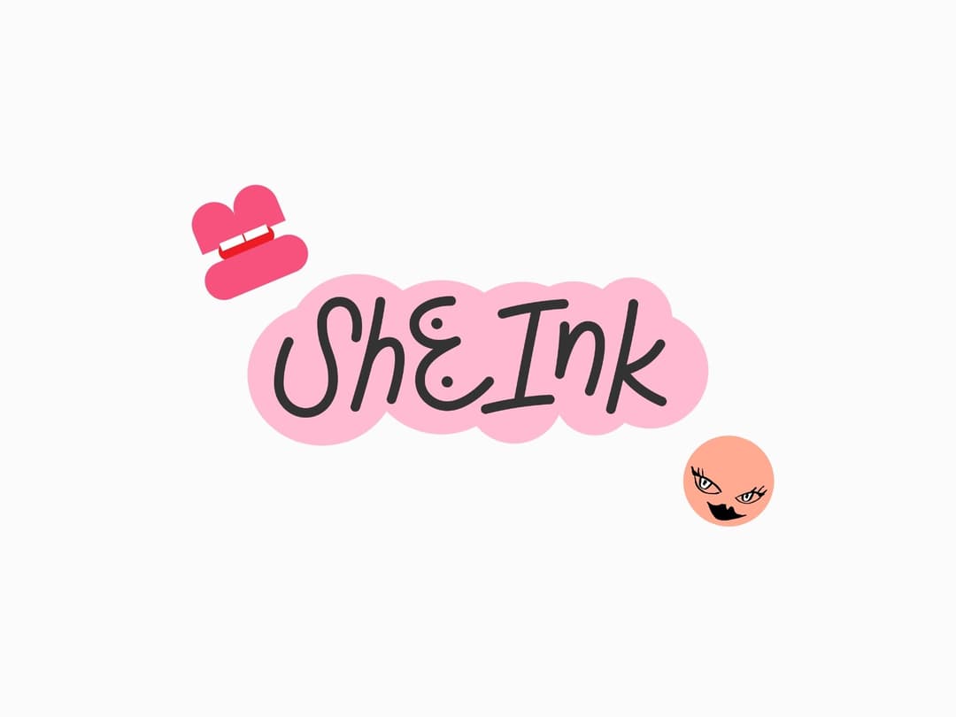 She Ink Clothing website homepage built with Framer