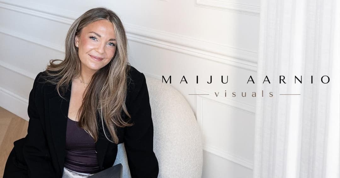 Maiju Aarnio Visuals website homepage built with Framer