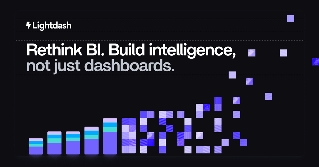 Lightdash website homepage built with Framer
