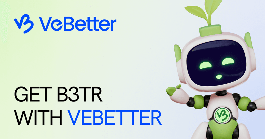 VeBetter DAO website homepage built with Framer