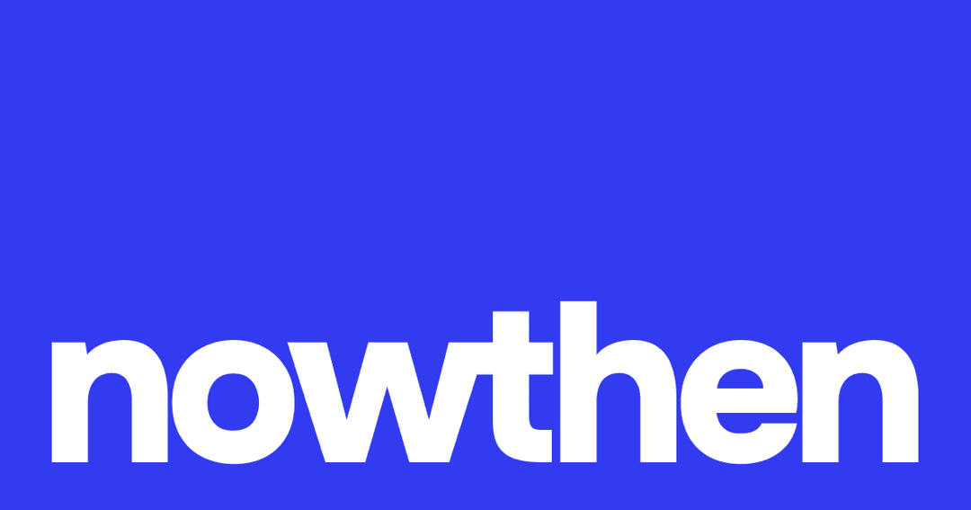 nowthen website homepage built with Framer