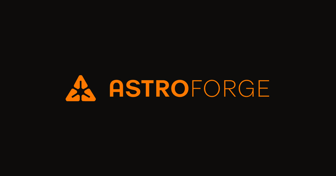 AstroForge website homepage built with Framer