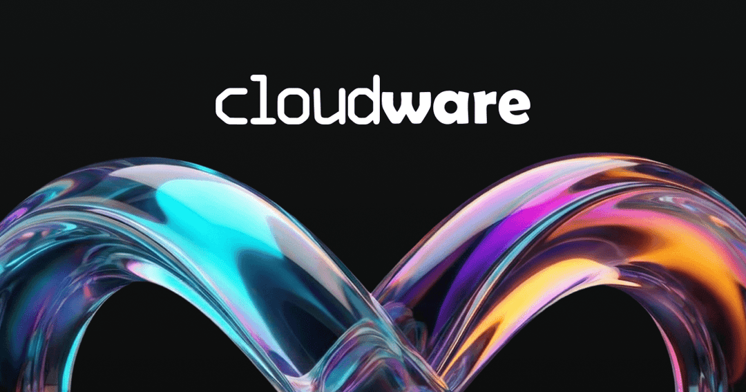 Cloudware website homepage built with Framer