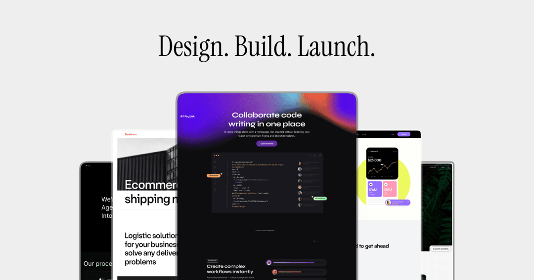 It's Devarsh - pofo website homepage built with Framer